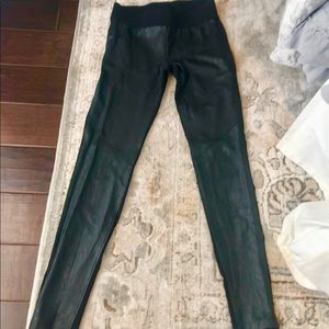 EUC Cabi XS leather leggings